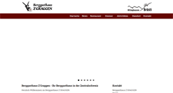 Desktop Screenshot of berggasthauszgraggen.ch